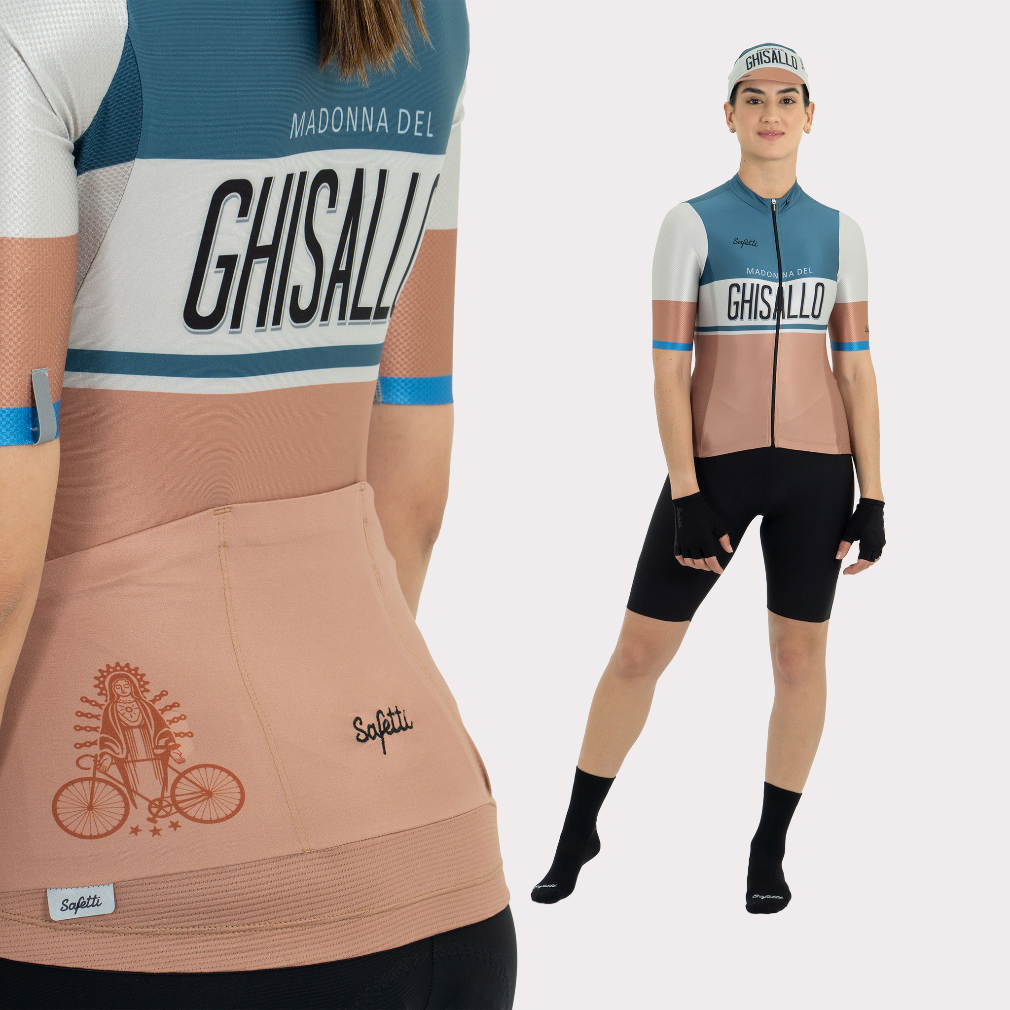 Camisa Ciclismo Manga Corta Madonna Para Mujer_0