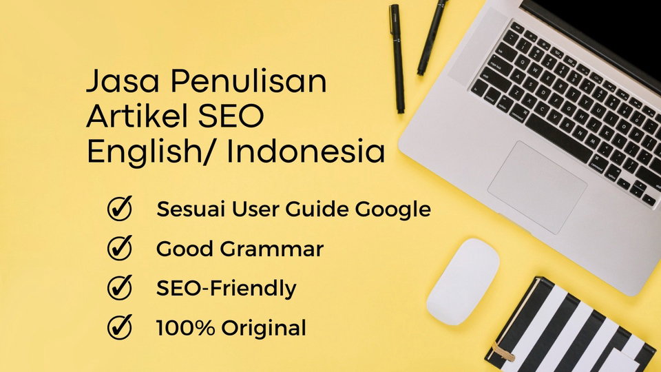 Artikel SEO Murah Pengerjaan Cepat (Indonesia/English)