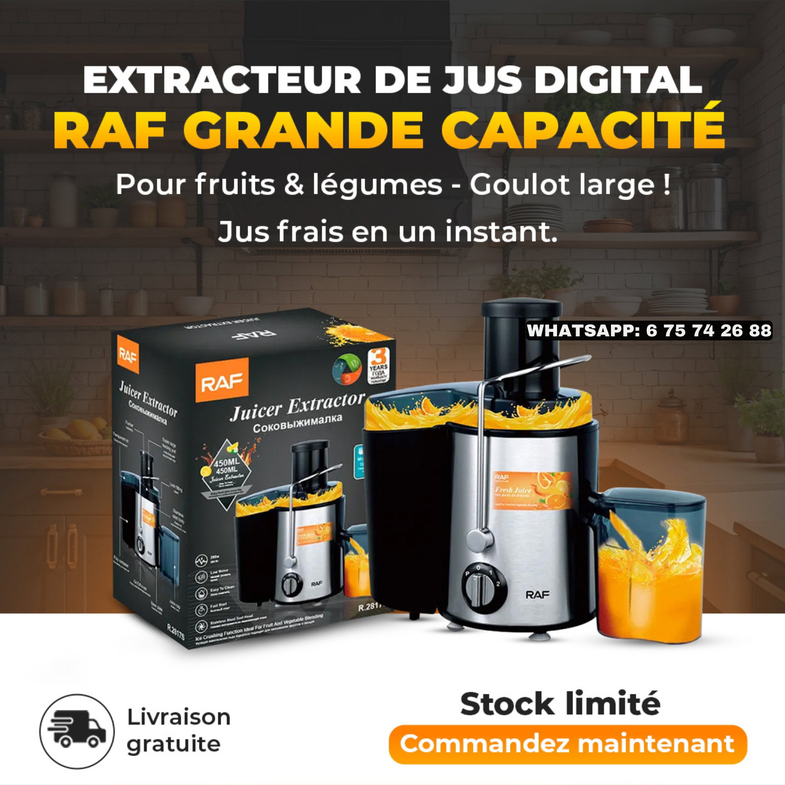 Extracteur de Jus  – Le Secret pour un Jus Frais et Naturel Chez Vous !_0