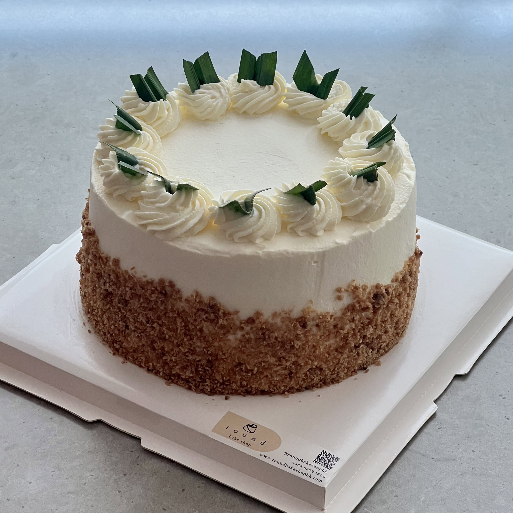 Coconut Mango Pandan Layered Cake | 椰子芒果斑蘭戚風蛋糕_0