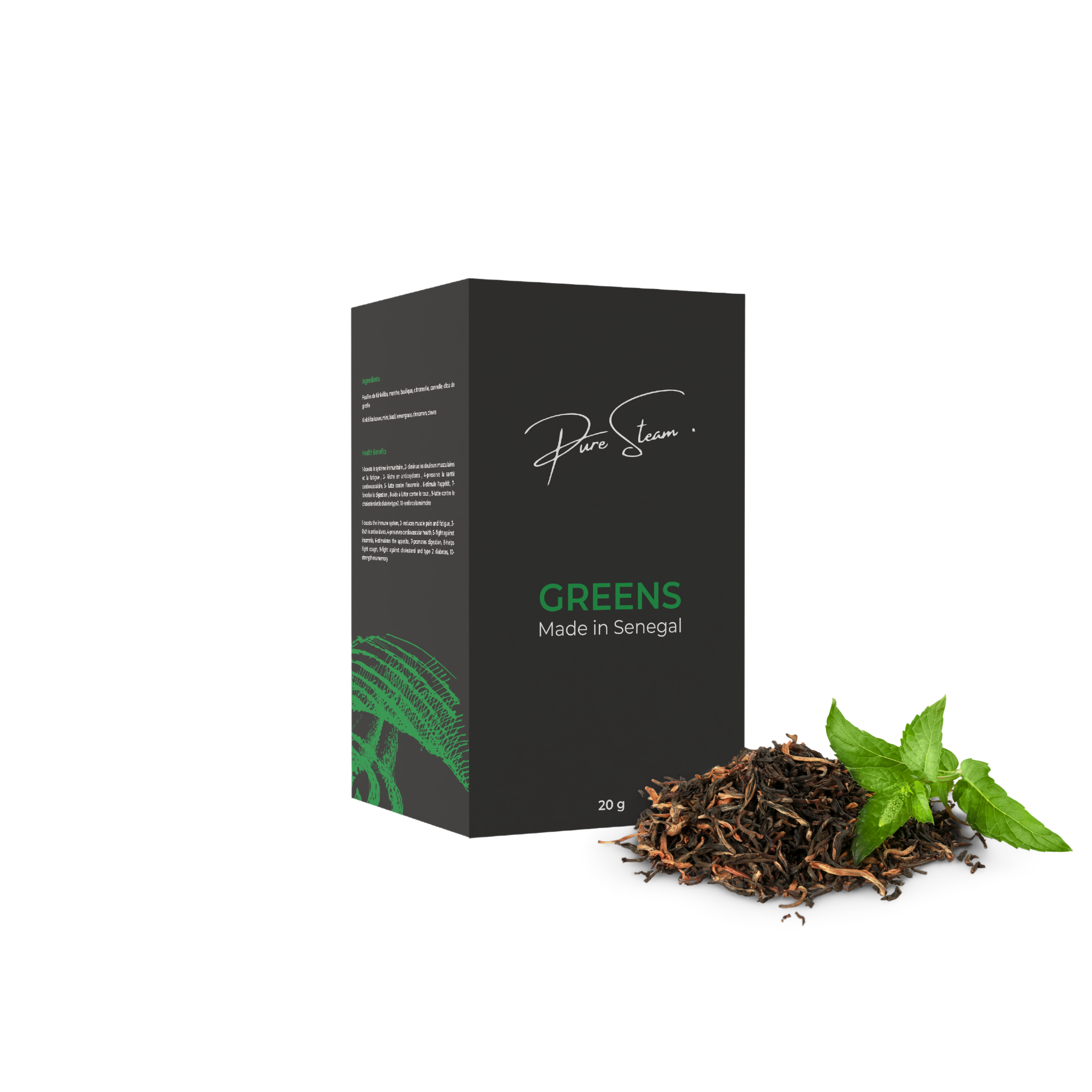 Greens : à base de kinkeliba (12 sachets)_0