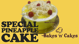 Special Pineapple Eggless Cake