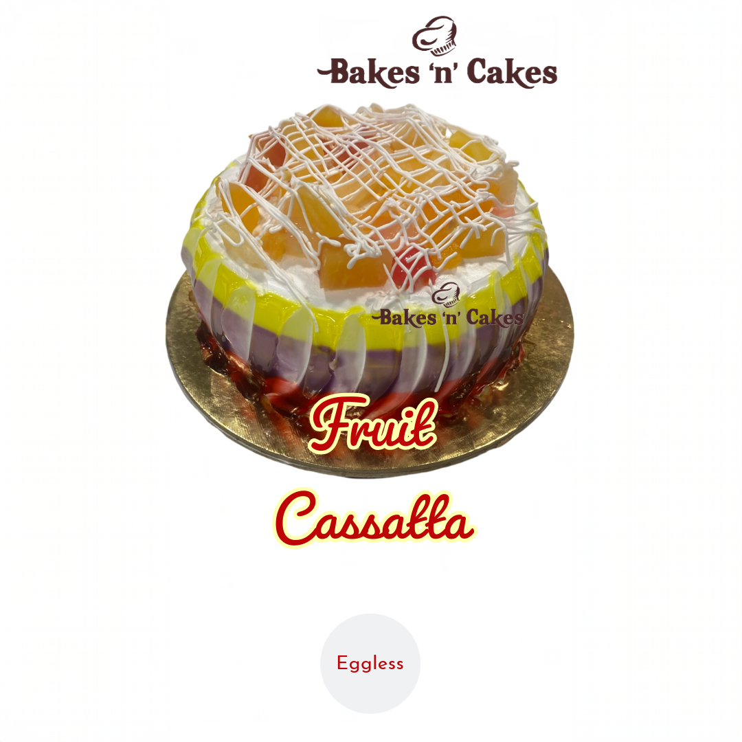 Fruit Cassatta Eggless Cake_0