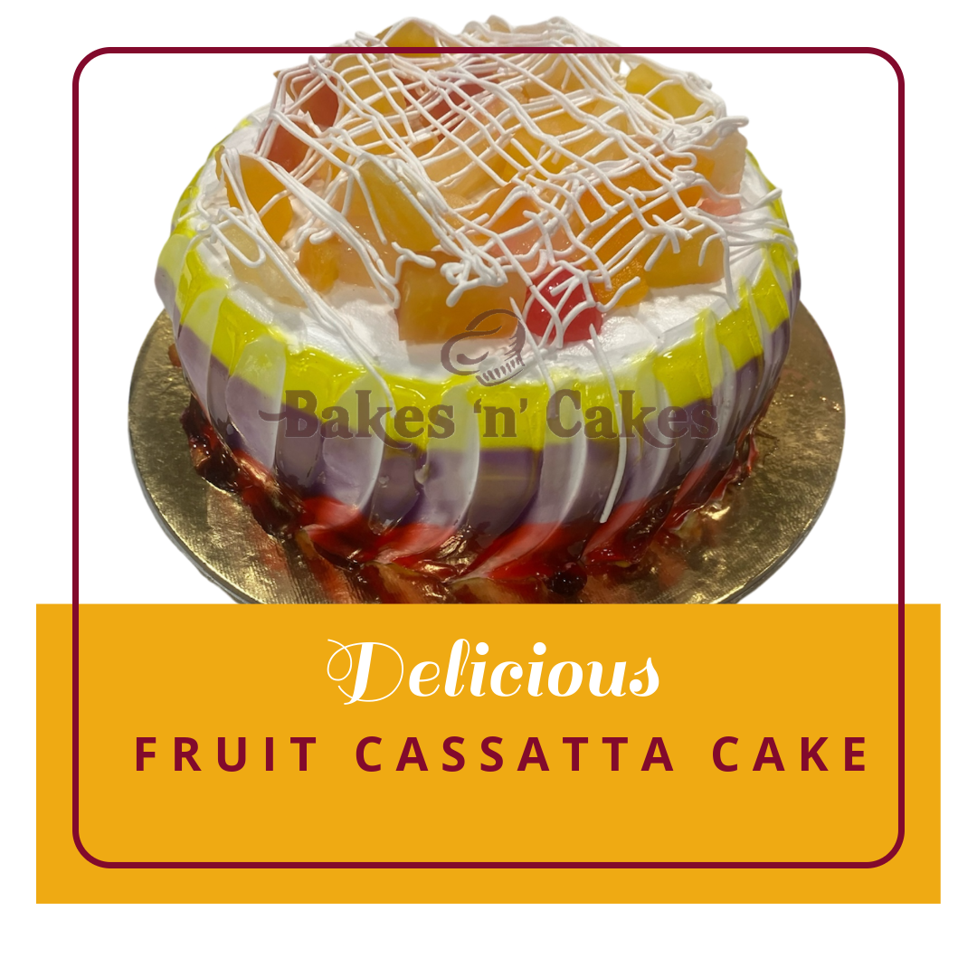 Fruit Cassatta Eggless Cake_1