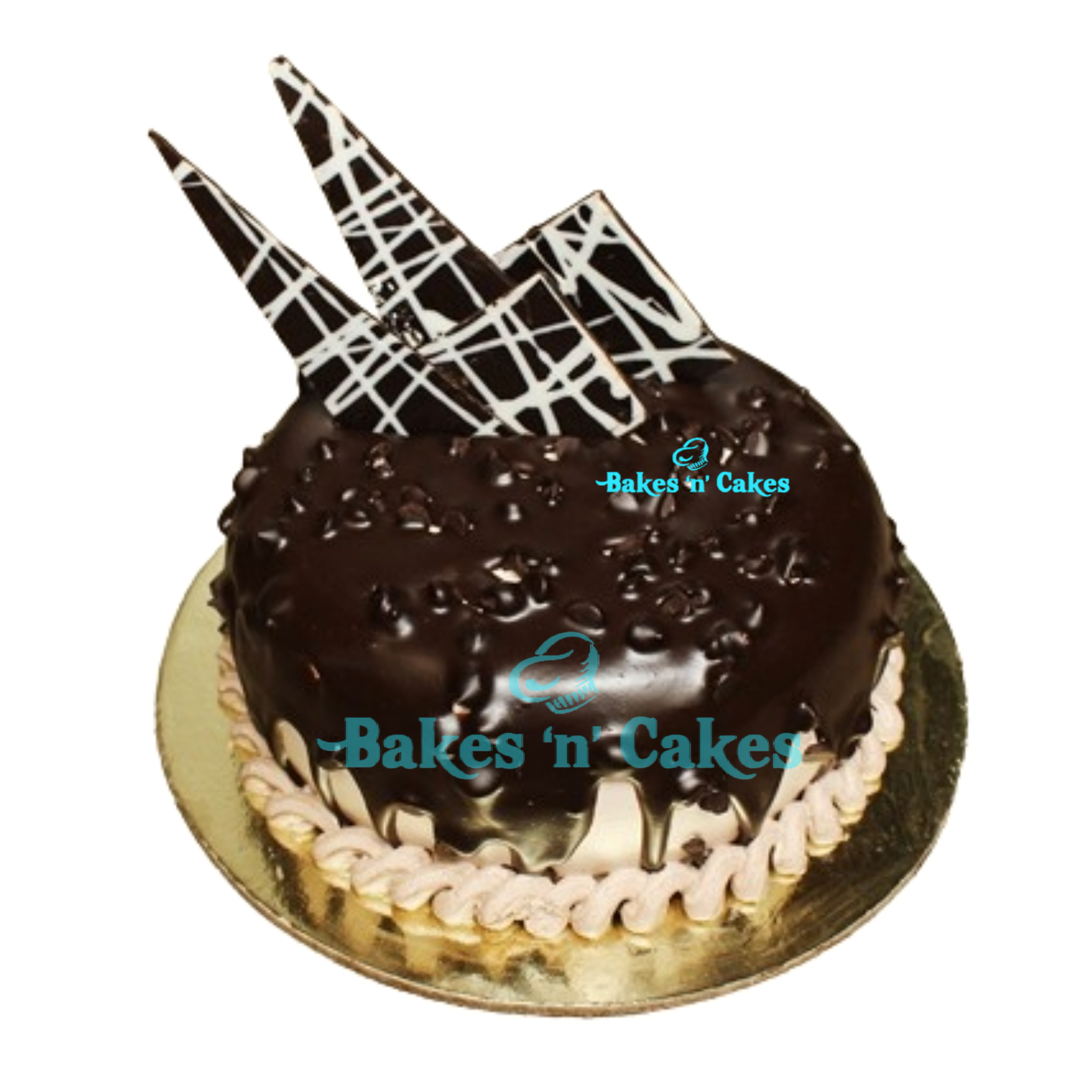 Choco Chips Eggless Cake_2