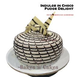 Choco Fudge Eggless Cake