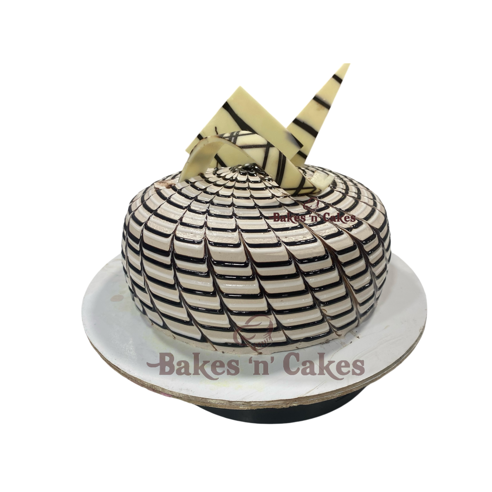 Choco Fudge Eggless Cake_2