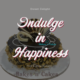 Choco Walnut Eggless Cake