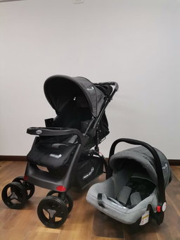 Conjunto de carrito y babysit MOM>EZY