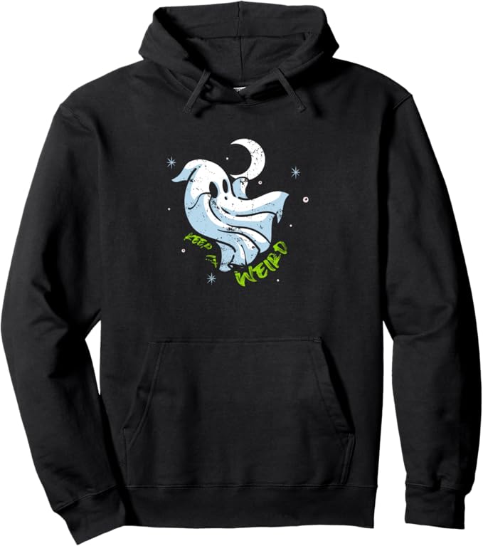 Morbid Keep It Weird Ghost Pullover Hoodie