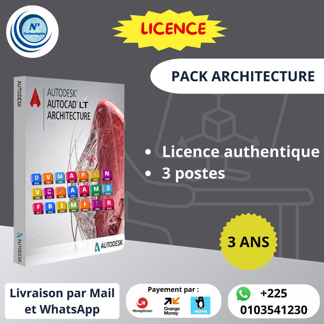 PACK ARCHITECTURE 3 POSTES
