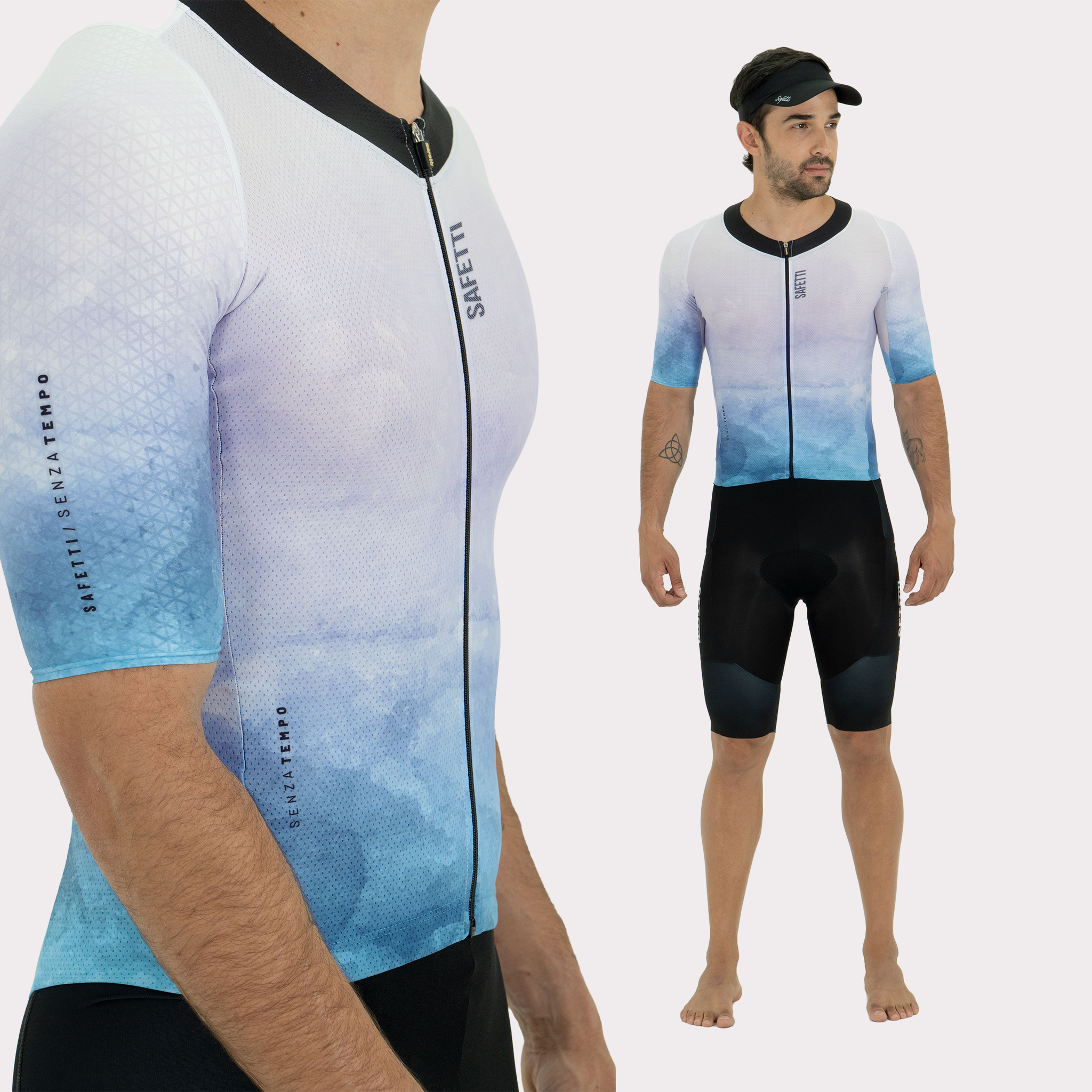 Enterizo Triatlón Corto Manga Corta Speed Air Para Hombre_0