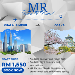 KUALA LUMPUR  ✈️  OSAKA (ROUND-TRIP)