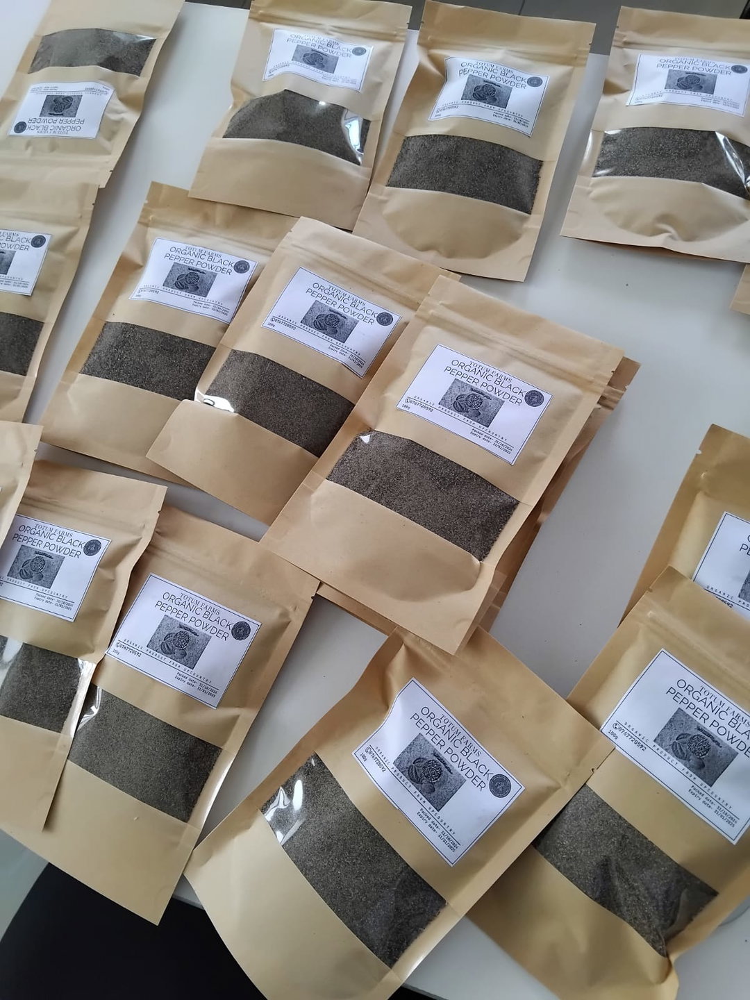 Organic Black pepper powder 100g