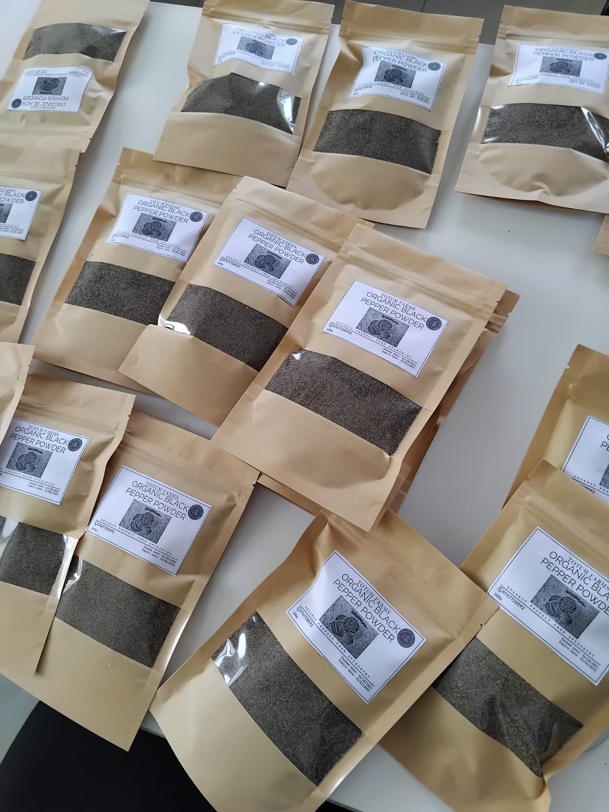 Organic Black pepper powder 100g_0