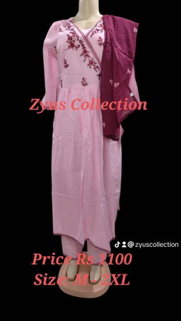 Cotton Churidar 3pc