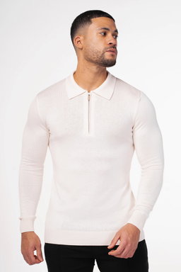Long sleeved -Polo shirt 