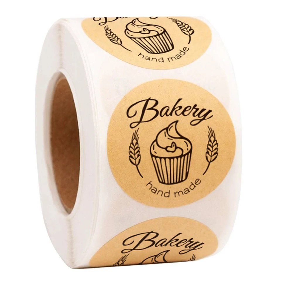 "Handmade" Sticker for Confectionery( Cakes,Bakery,)_0
