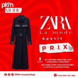 pépites zara robe longue noire