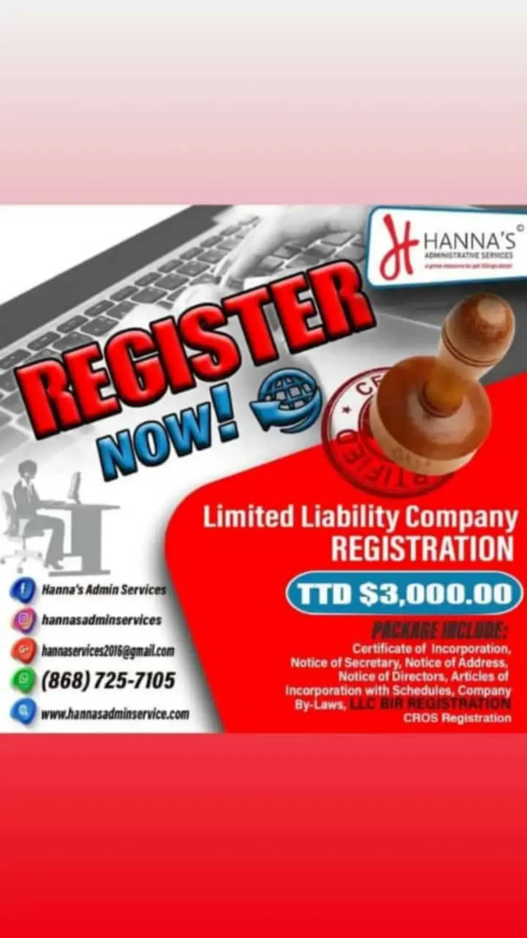 LIMITED LIABILITY COMPANY REGISTRATION _0