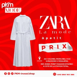 pépites zara robe blanche