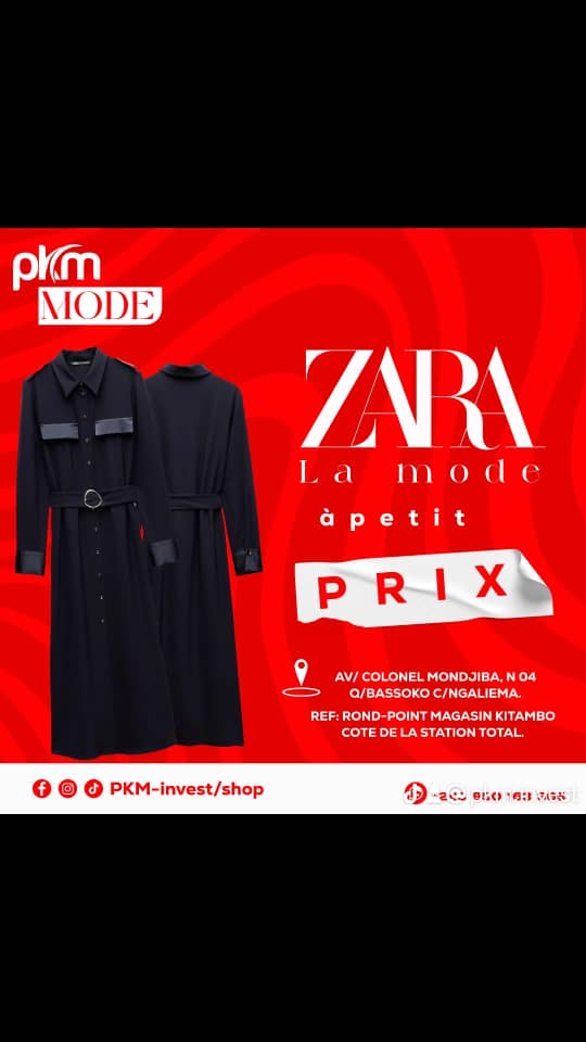 pépites zara robe longue noire_1