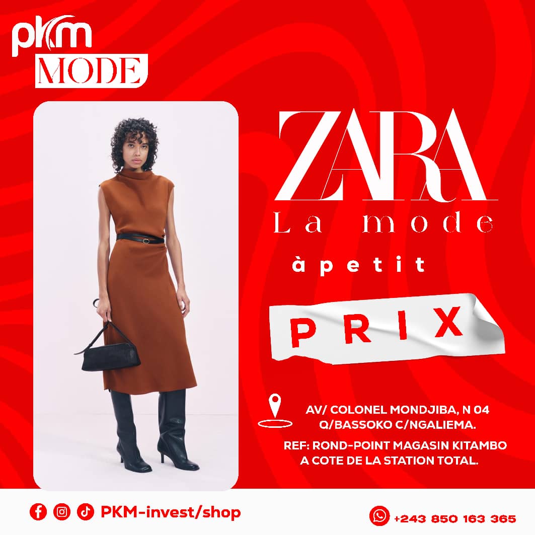 Zara mode robe marron_0