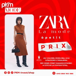 Zara mode robe marron