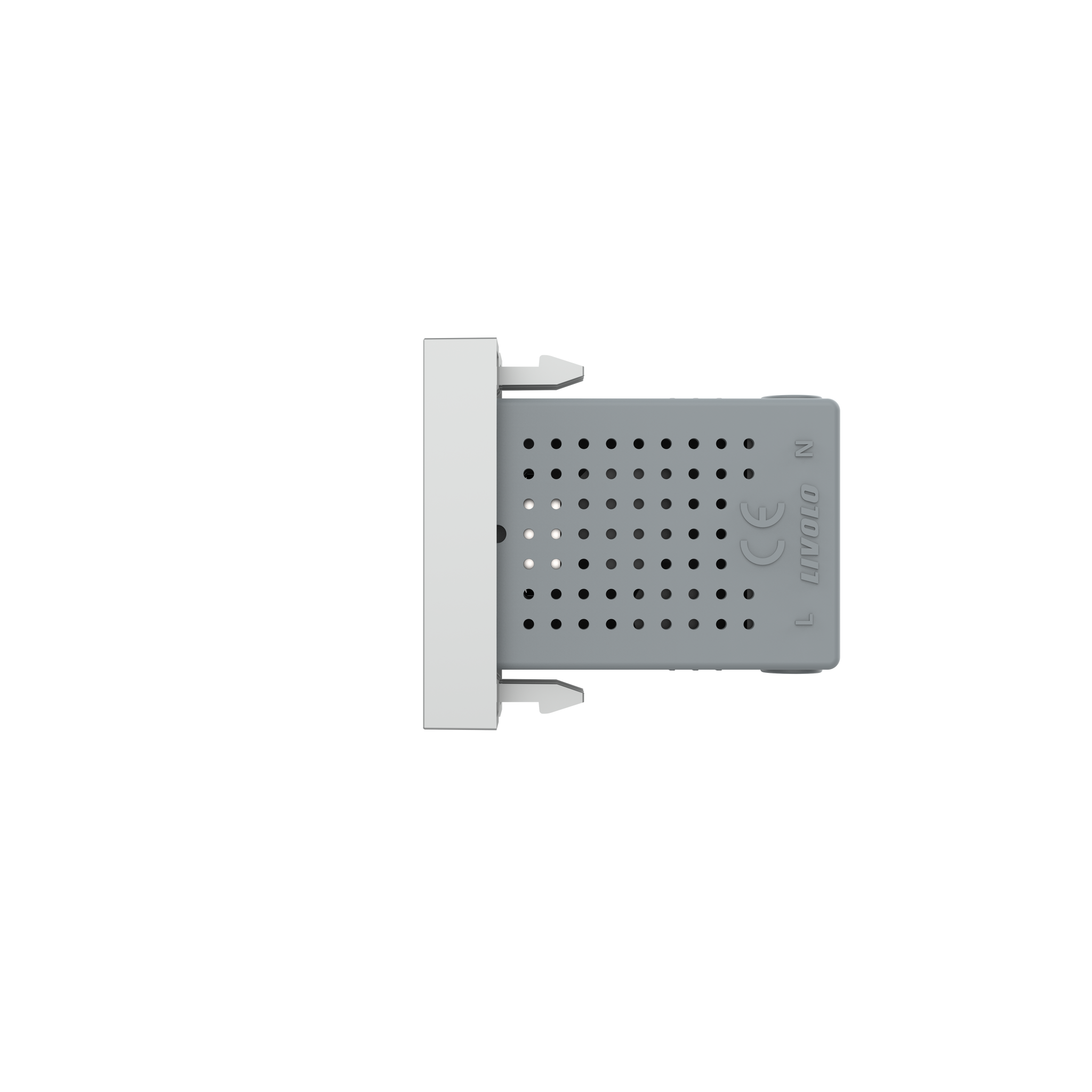 Mécanisme simple USB-A gris_1