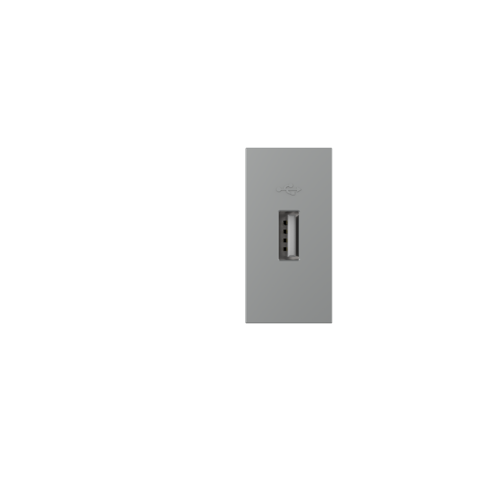 Mécanisme simple USB-A gris_2