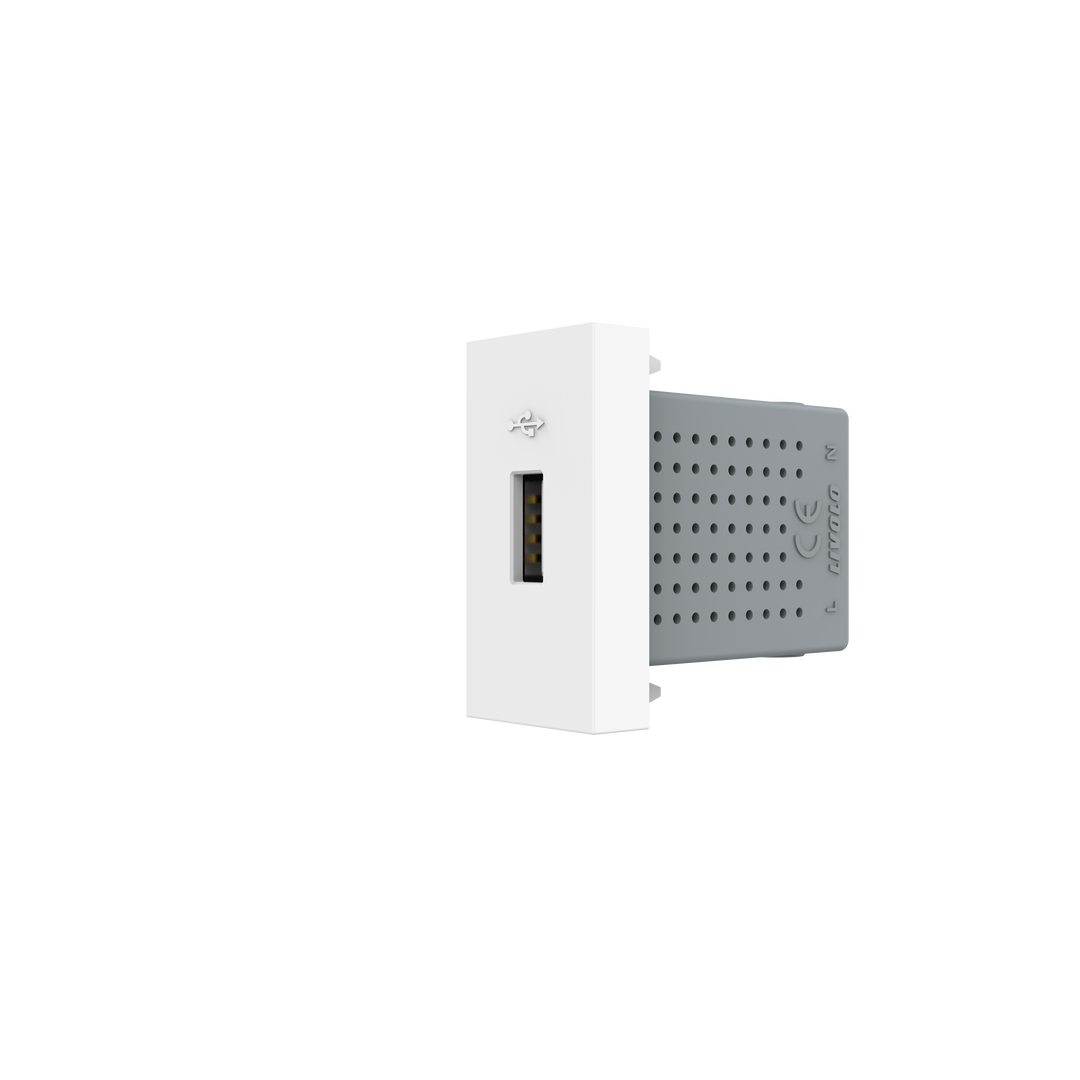 Mécanisme simple USB-A Blanc
