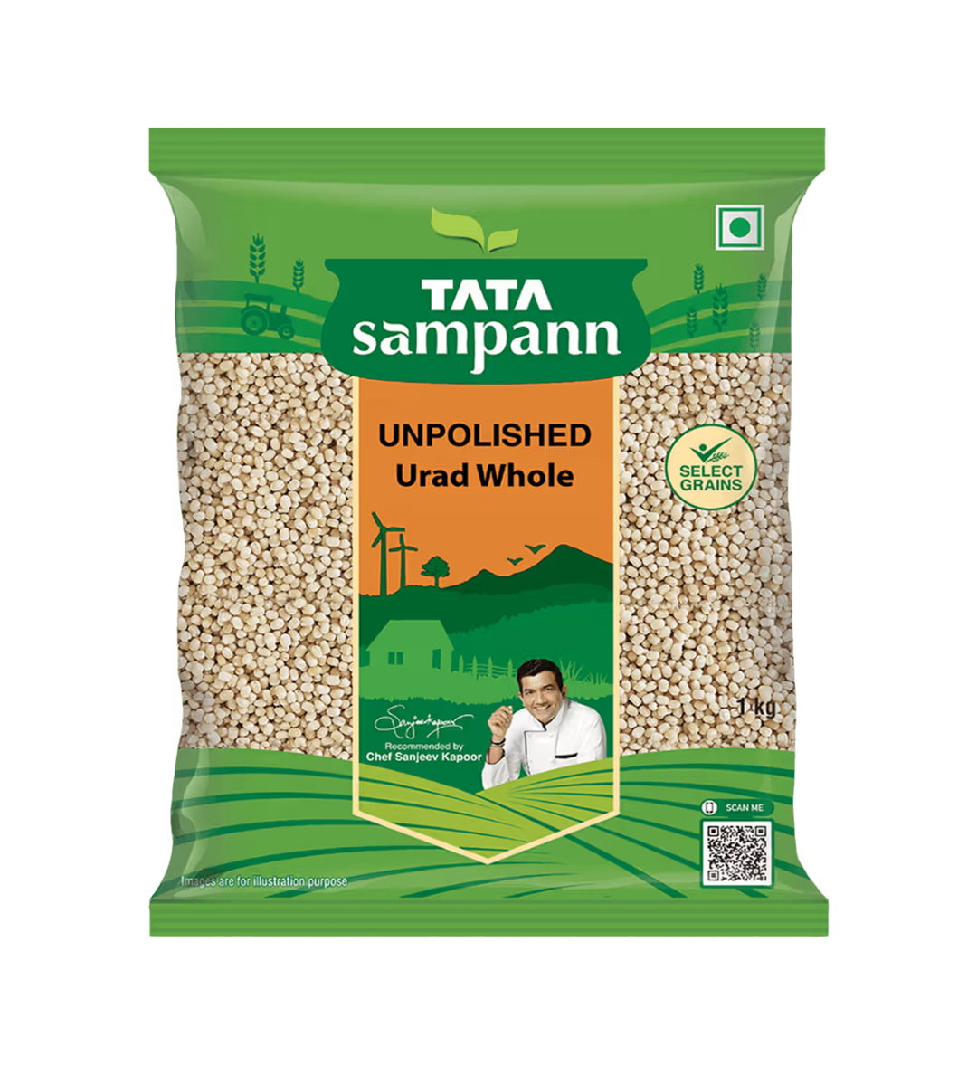 Tata Urad Dal 1 kg (Mash, Uddipappu)