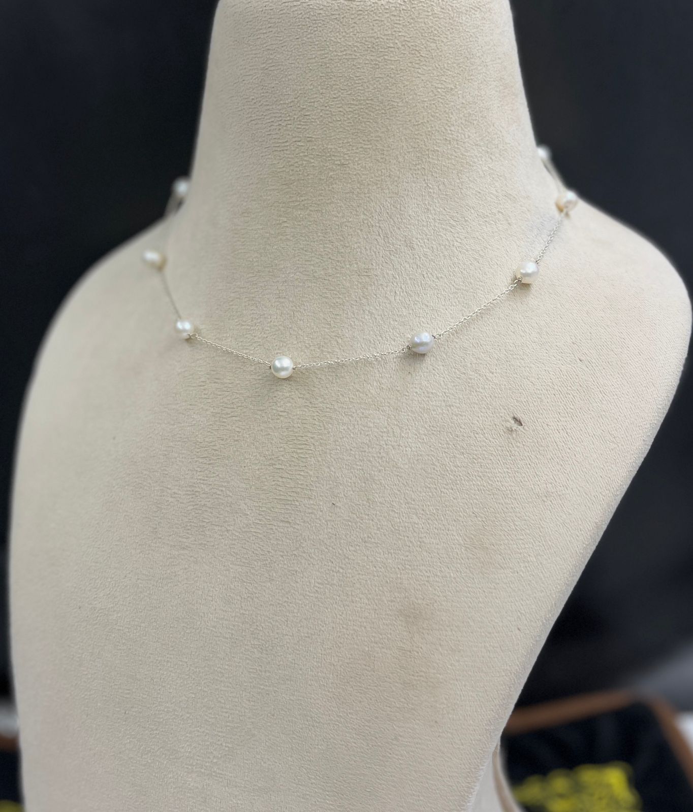 Silver Freshwater Pearl Necklace_1