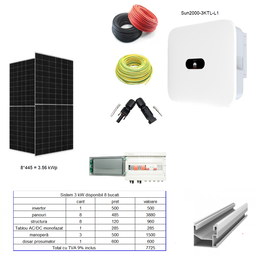 Sistem 3.64kWp kW Huawei Monofazat 