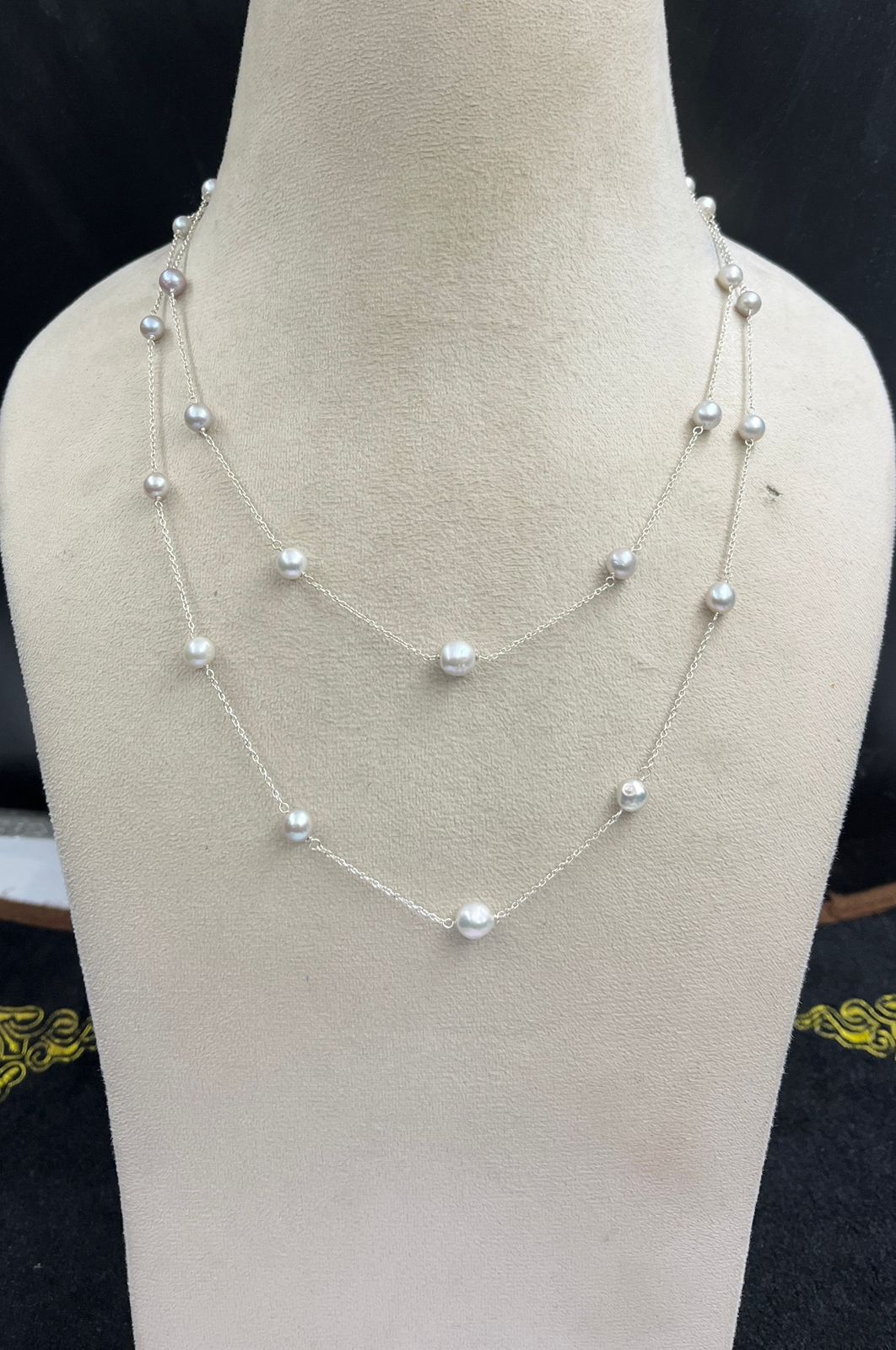 White Freshwater Pearl in Sterling Silver
