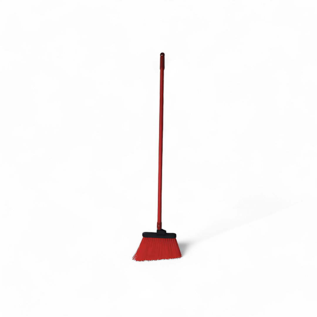 X ESCOBA ABANICO ROJA CALICLEAN 1 PZ