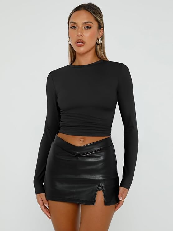 Trendy Queen Womens Long Sleeve Shirts😍_1