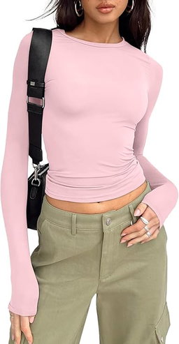 Trendy Queen Womens Long Sleeve Shirts😍