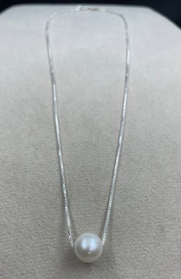 New Freshwater pearl Sterling Silver Pendant  