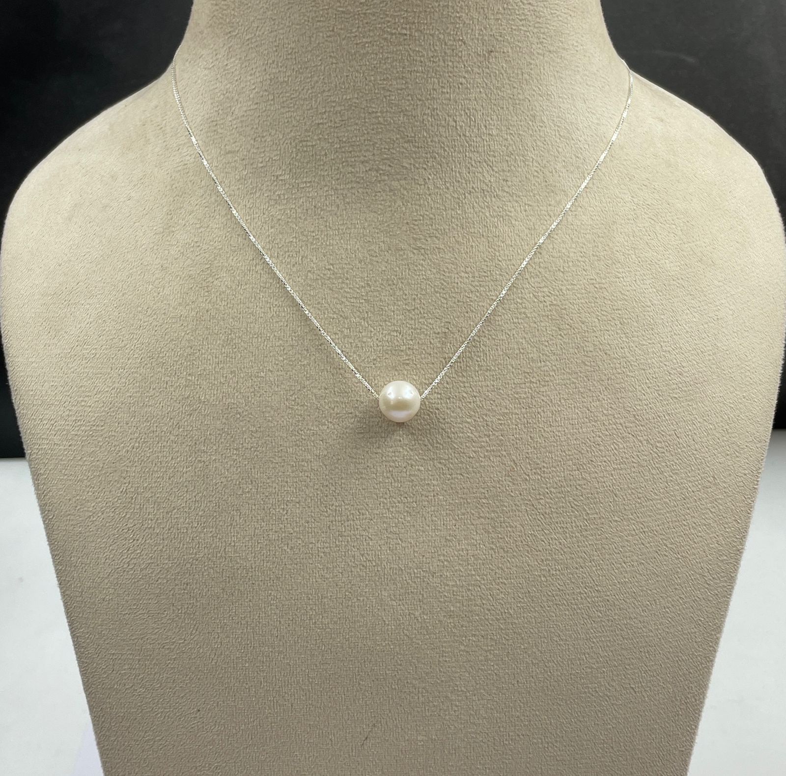 New Freshwater pearl Sterling Silver Pendant  _0