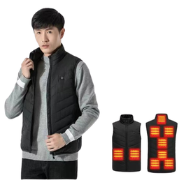 Veste Chauffante à 9 Zones – Modèle Sans Manches