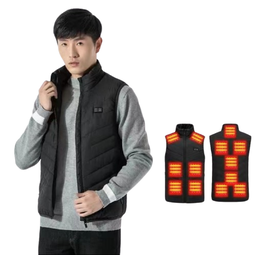Veste Chauffante à 13 Zones – Modèle Sans Manches