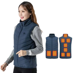 Veste Chauffante à 9 Zones – Modèle Sans Manches