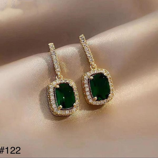 Brincos verdes