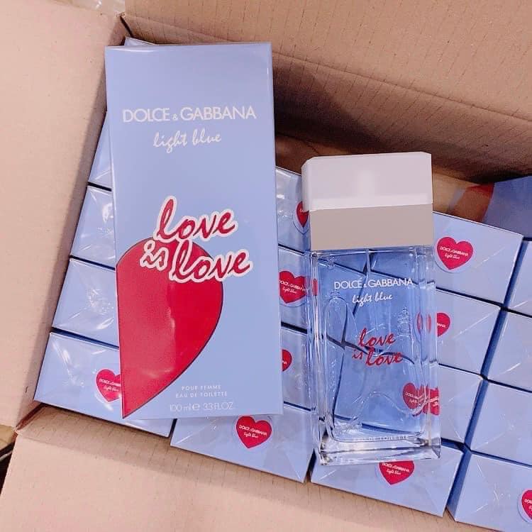 Dolce&Gabbana Light Blue Love Is Love Pour Femme Edt 100ml D&G Perfume_0