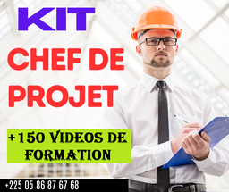 KIT CHEF DE PROJET +100 VIDEOS DE FORMATION