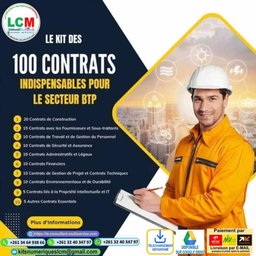 Le Kit des 100 Modèles de Contrats indispensables pour le Secteur BTP