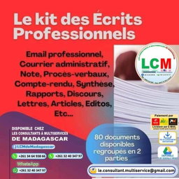 Le Kit des Écrits Professionnels (ou Le Guide de la Rédaction Professionnelle