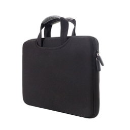 15.4 inch Portable Air Permeable Handheld Sleeve Bag for MacBook Air / Pro, Lenovo and other Laptops, Size: 38x27.5x3.5cm (Black)