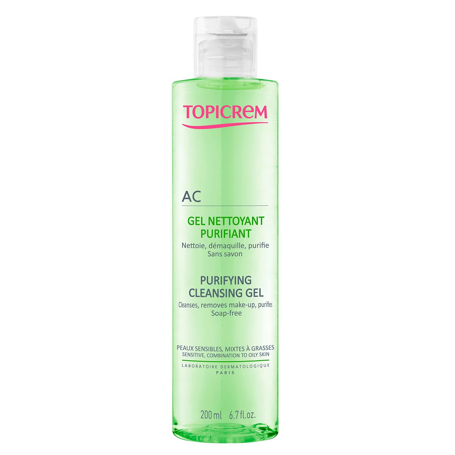 Topicrem ac gel nettoyant 200 ml_0